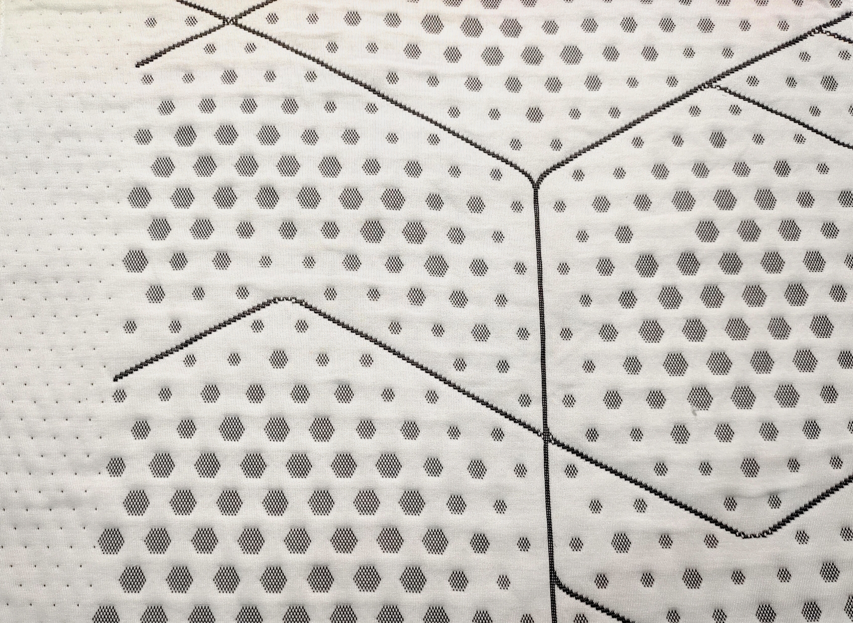 100% POLYESTER DARK GREY MATTRESS TICKING FABRIC OEKO TEX100