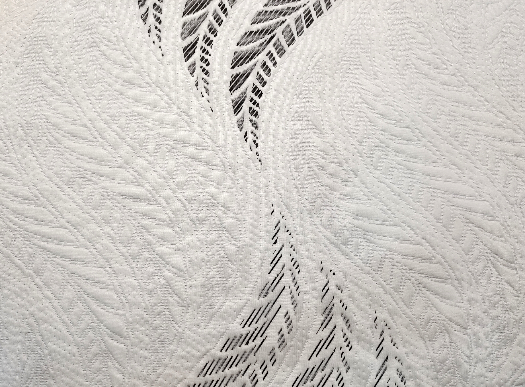 100% POLYESTER DARK GREY MATTRESS TICKING FABRIC OEKO TEX100