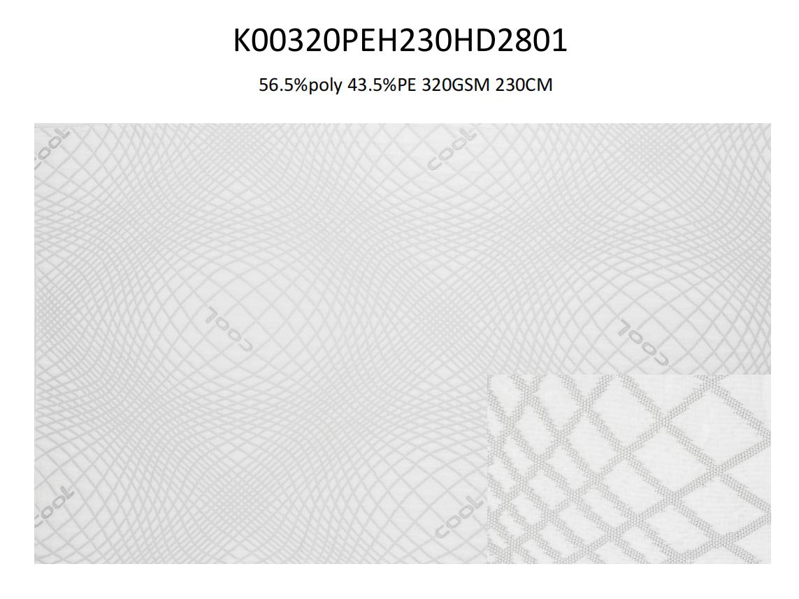 Medium Density PE cooling mattress Fabric