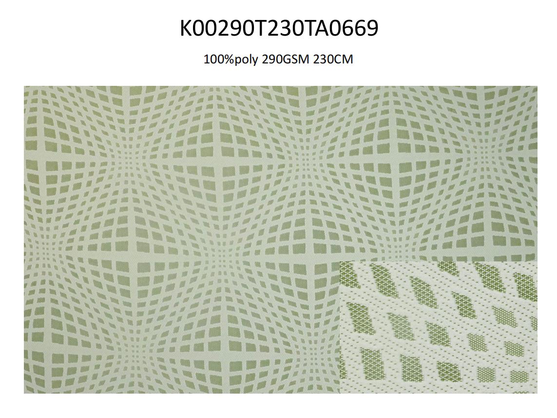 NEW GEOMETRY DESIGN 100% POLYESTER 290GSM KNITTING FABRIC 