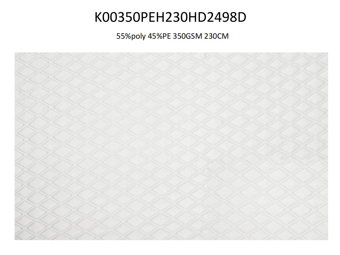 Medium Density PE cooling knitting fabric for Pillow and Mattress 