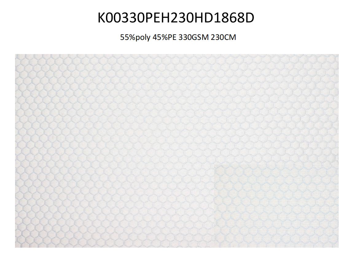 Medium Density PE cooling knitting fabric for Pillow and Mattress 