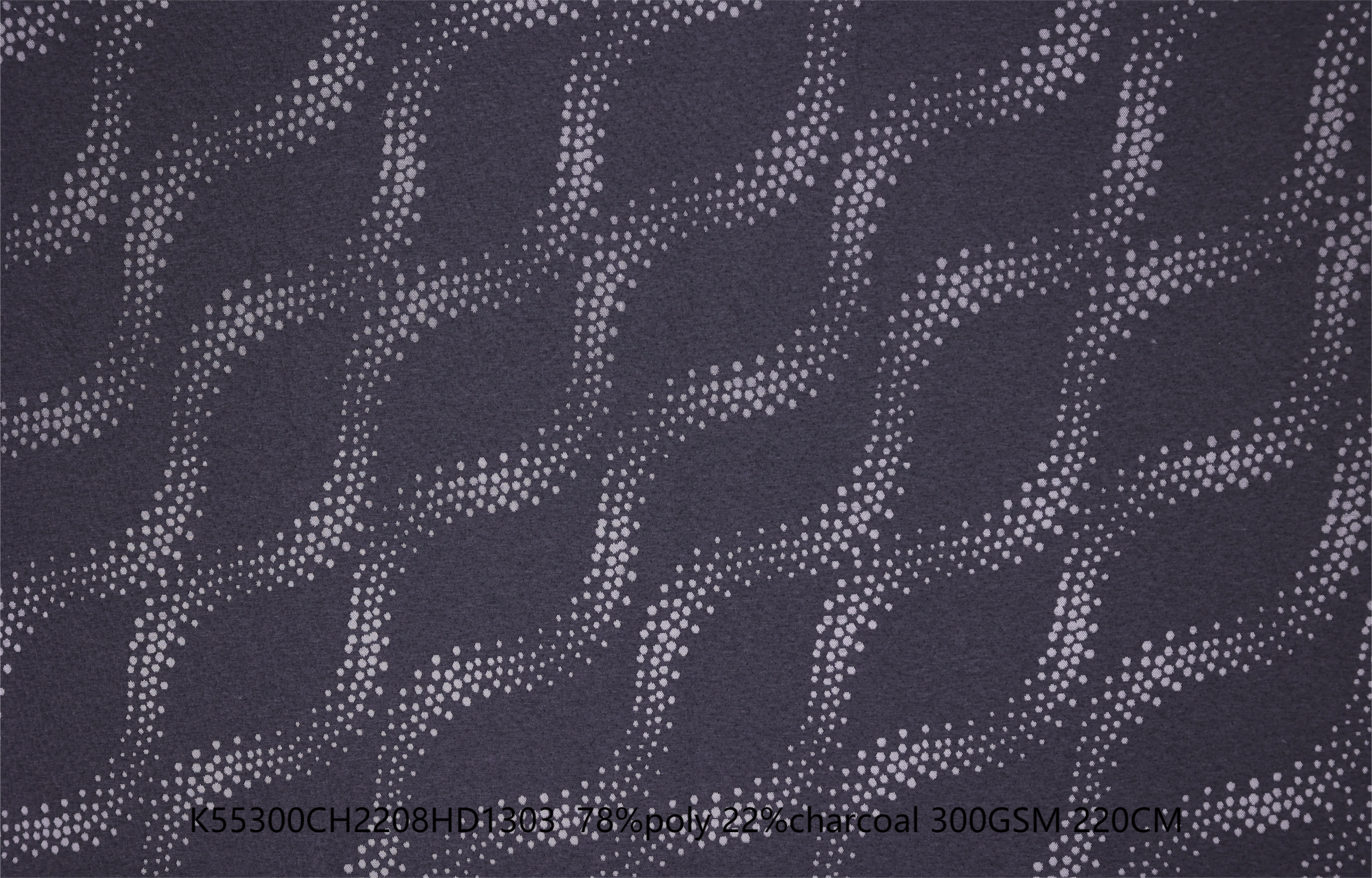 BAMBOO GREY CHARCOAL MATTRESS FABRIC ANTI ODOR 