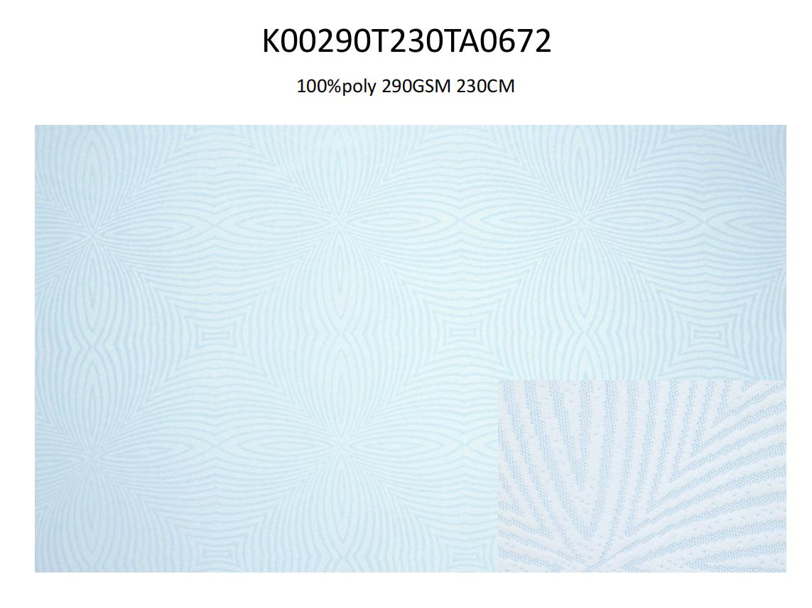 NEW GEOMETRY DESIGN 100% POLYESTER 290GSM KNITTING FABRIC 